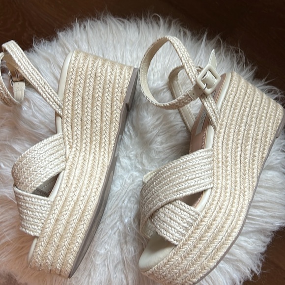Steven New York Ramey Espadrille Platform Wedge Sandal - Raffia - Picture 12 of 15